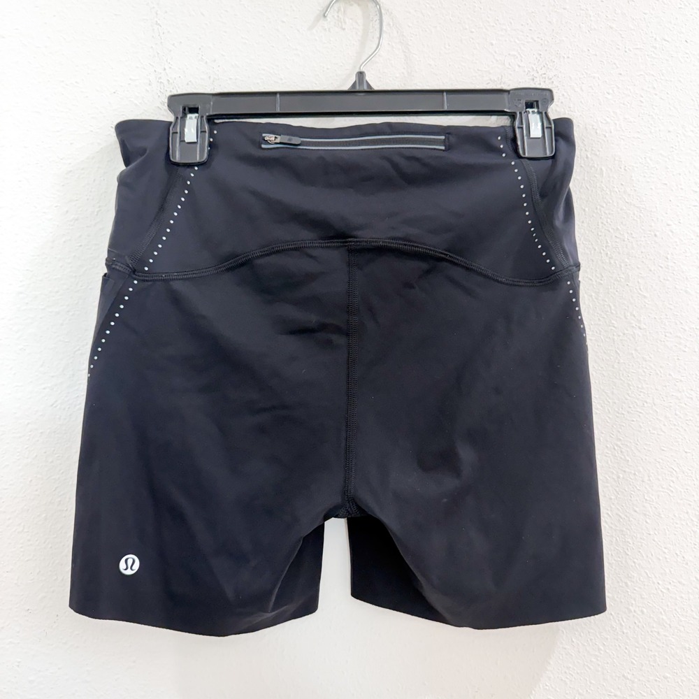 lululemon athletica Black High-Rise Training Shorts with Reflective Dots - Picture 5 of 5